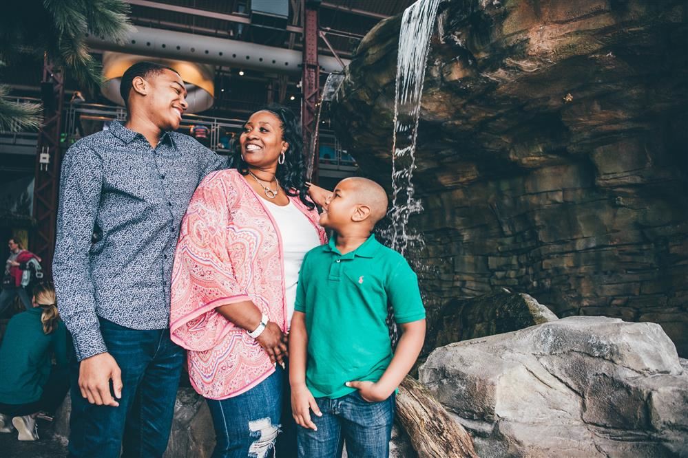  Family Standing near a school